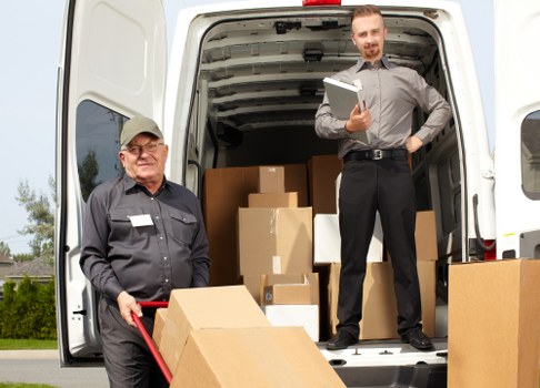 Commercial office removal materials in Bloomsbury