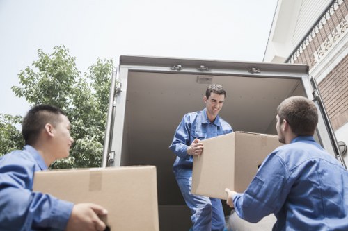 Recyclable packing materials prepared for transfer station sorting