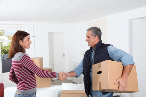 Organised flat removal service in Bloomsbury with protective moving equipment