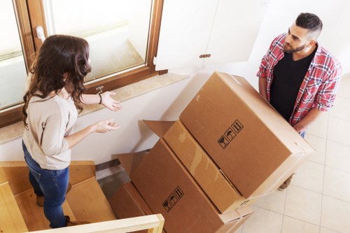 Secure storage unit for furniture in central London