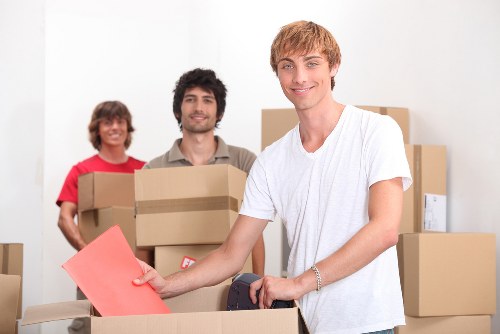 Team planning a removal schedule for a Bloomsbury move